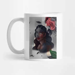 Black Girl with Roses Mug